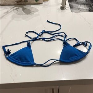 SHEIN Vibrant Blue Bikini Top